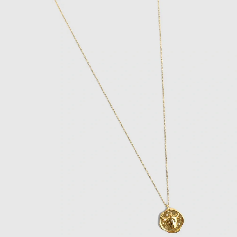 Madewell Zodiac Pendant Necklace - Taurus - Picture 2 of 5